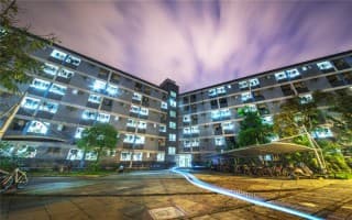 校园夜景
