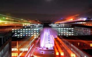 校园夜景 (2)