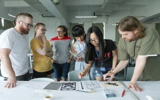 美国景轩大学师生代表来学校交流学习