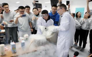 中学生冬令营活动实景