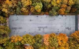 校园风光 篮球场