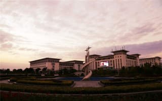 暮色中的校园1