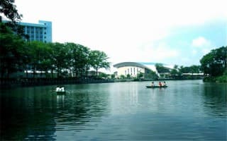 校园湖