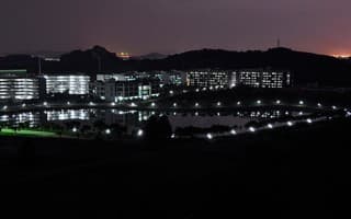 校园夜景