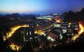 花溪校区夜景2