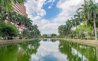 北门学人馆湖景