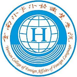 云南外事外语职业学院校徽